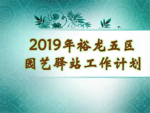 花卉PPT 演示文稿