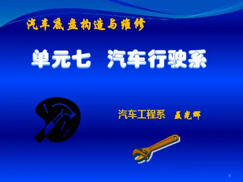 JA03 单元七 汽车行驶系(二)