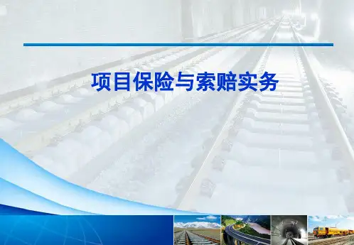 工程项目保险与索赔实务教材