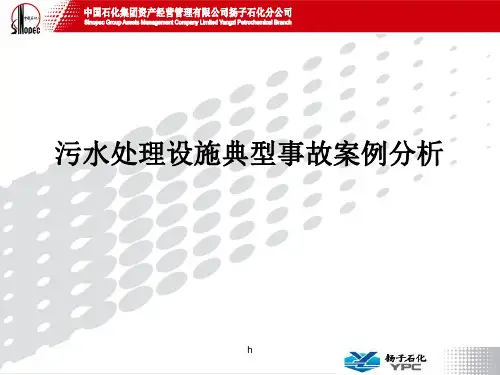 石化企业污水处理设施典型事故案例分析