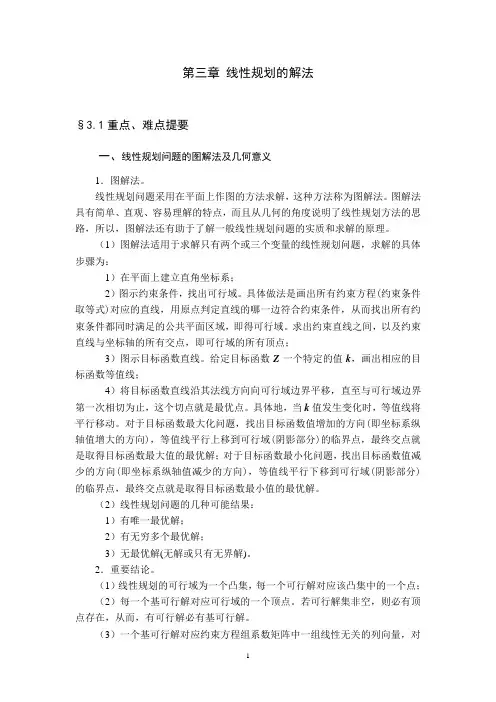 第三章线性规划的解法习题解答090426y