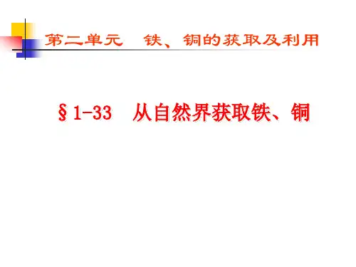 从自然界获取铁铜.ppt