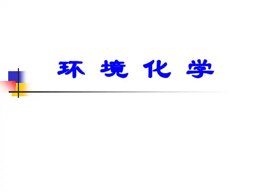 环境化学PPT课件