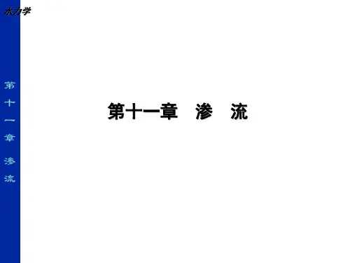 河海大学水力学第十一章