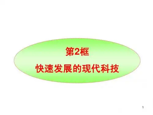 政治课件：鲁教版八下第14课第2框  快速发展的现代科技