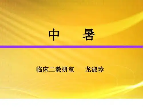中暑、淹溺、触电ppt课件