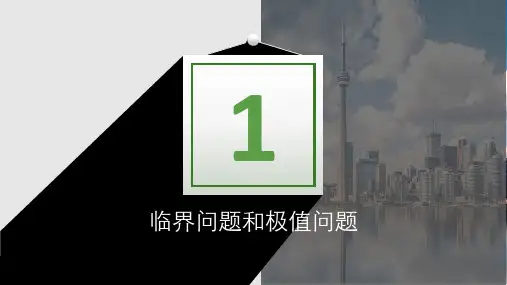 高中物理--牛二律临界与极值问题ppt