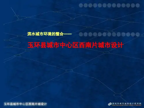 玉环县城市中心区西南片城市设计