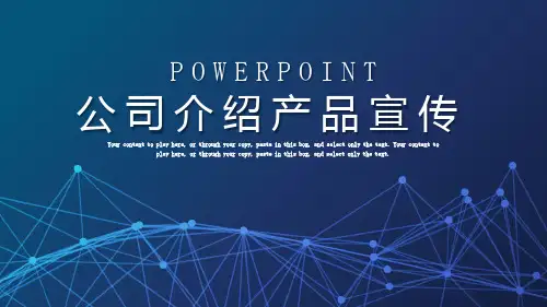 企业介绍公司简介产品宣传企业文化团队建设模板下载PPT