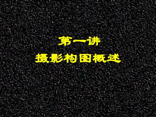 摄影基础之(构图)精品PPT课件