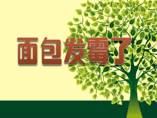 3.5-3.6面包发霉了减慢食物变质的速度