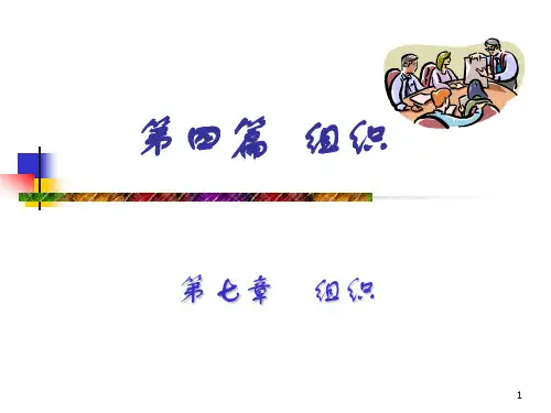 04 第四篇 组织