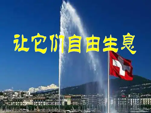语文s版四年级上册14课《让它们自由生息》
