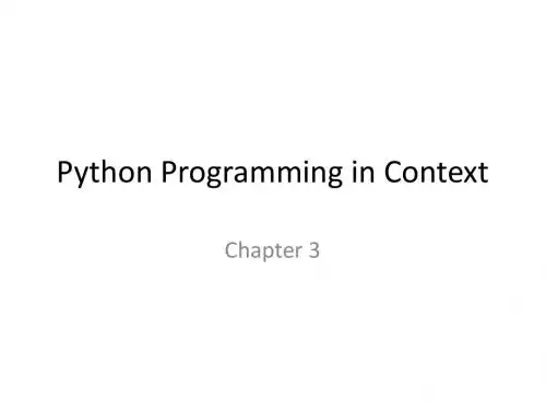 PythonContextCH03