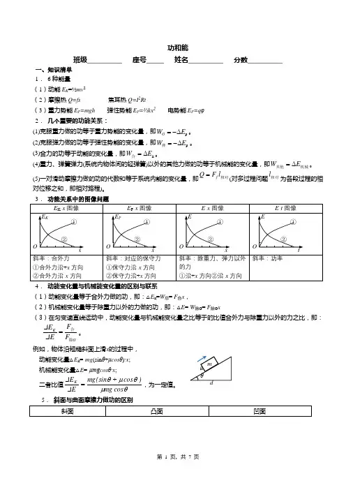 功和能