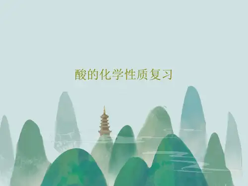 酸的化学性质复习共32页
