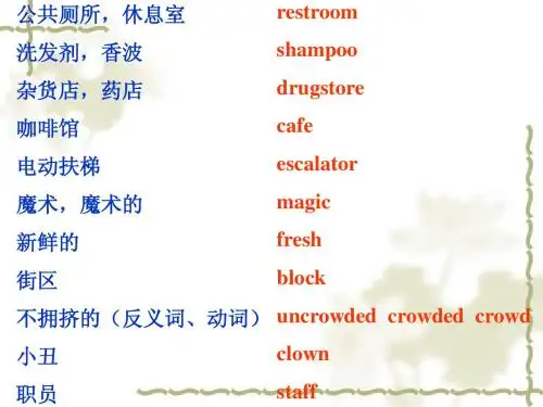 九年级英语Unit11复习导学案