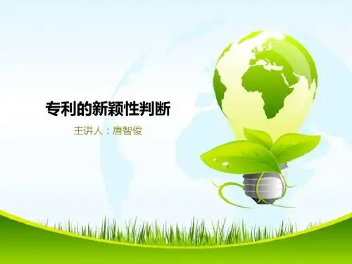 专利的新颖性判断
