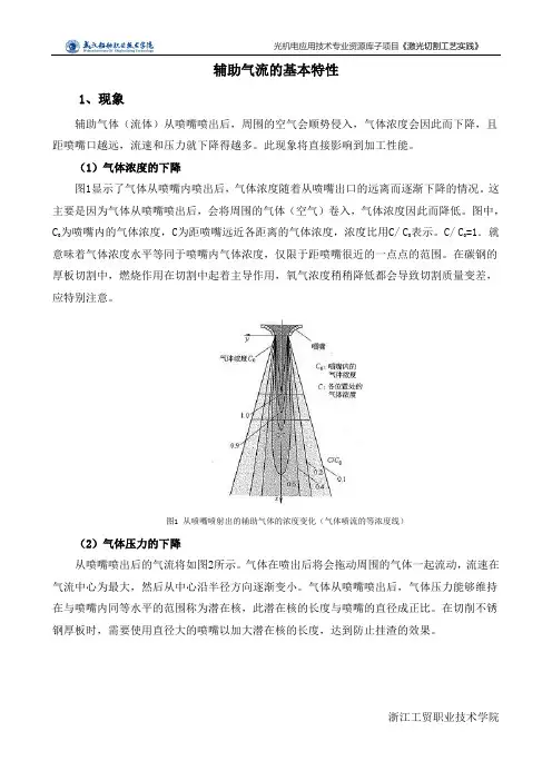 辅助气流的基本特性(精)