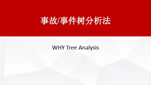 事故/事件树分析法培训课件