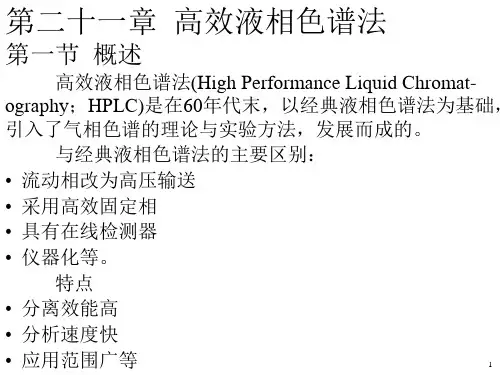 高效液相色谱法1
