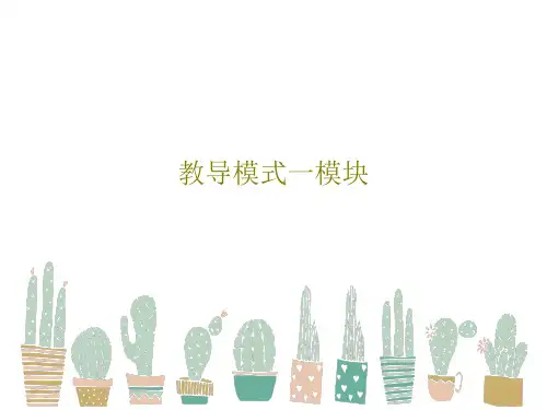 教导模式一模块共81页文档