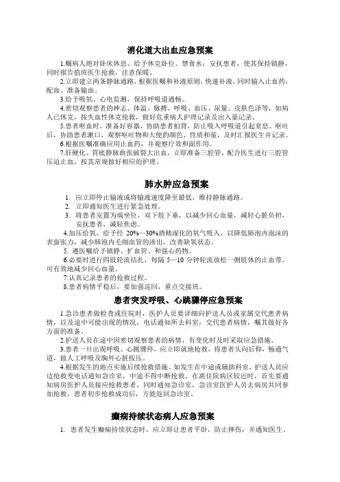 应急预案 2