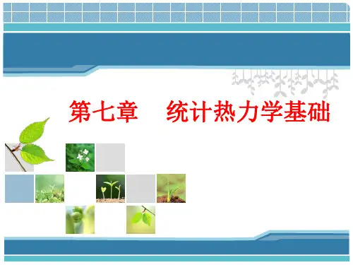第7章 统计热力学基础