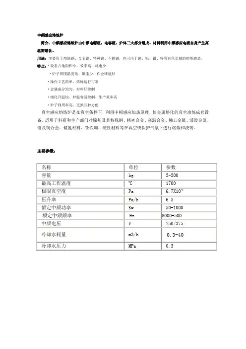 中频感应熔炼炉