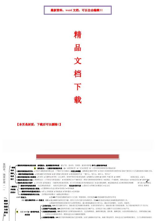 人力资源管理二级 新教材 知识树 -  第四、五章.