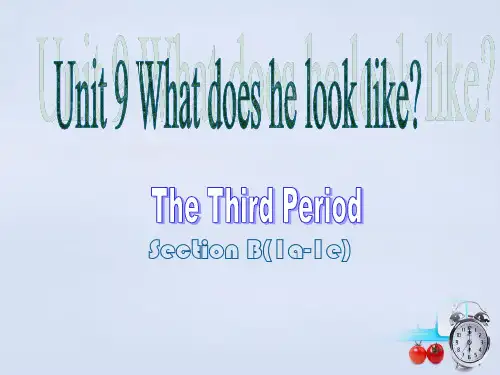 【江苏省】 《Unit 9 What does he look like》课件3.ppt
