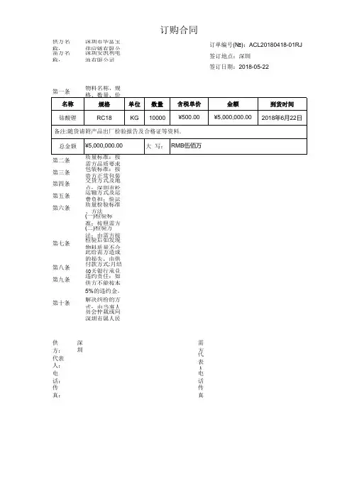 电子合同