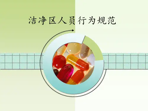 洁净区人员行为规范 课件
