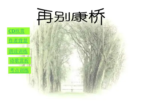 九年级语文再别康桥