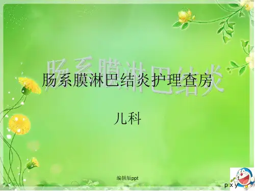 肠系膜淋巴结炎护理查房ppt课件