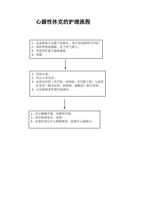 心源性休克护理流程