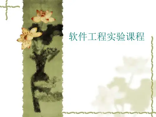 软件工程实验课程.
