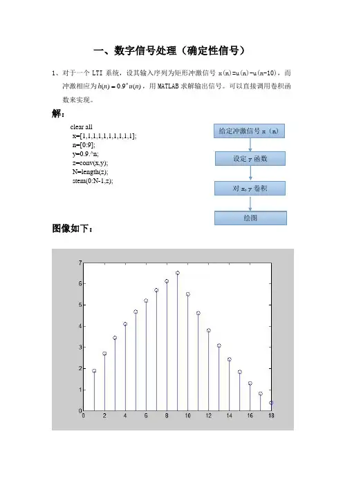 数字信号处理试题与解答分析