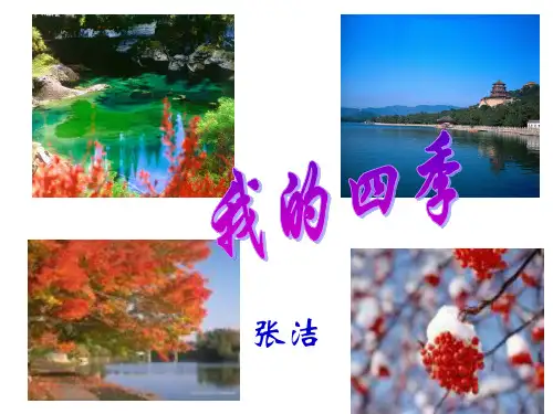 《我的四季》ppt课件(39页)
