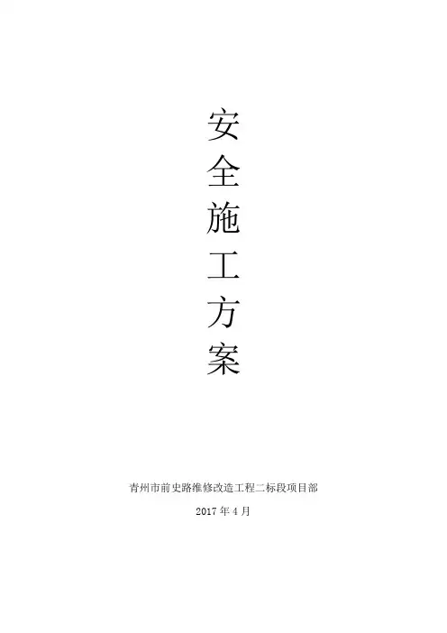 安全施工方案