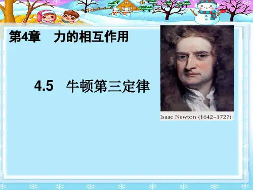 人教版高中物理《牛顿第三定律》优秀PPT课件1