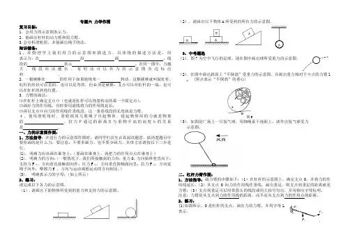 专题6 力学作图专题