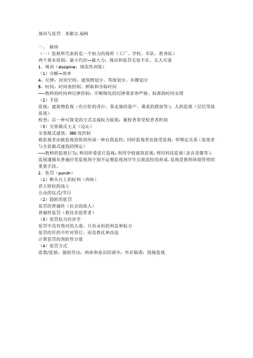 规训与惩罚