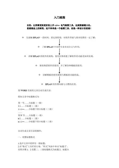 EPLAN入门