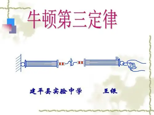 4-5牛顿第三定律