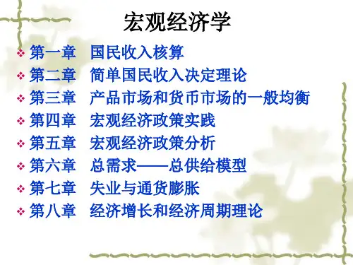 第六章总供给与总需求模型英语班