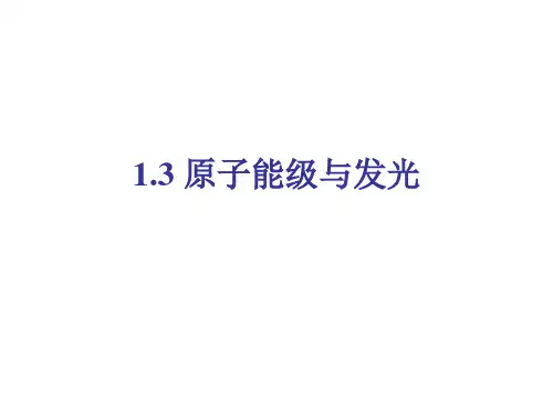光与原子相互作用