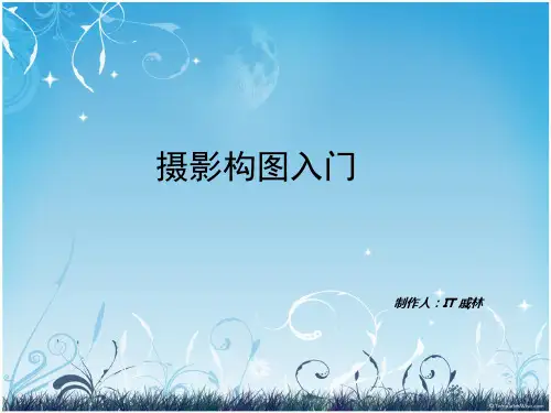 摄影赏析及入门——构图资料