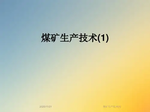煤矿生产技术(1)