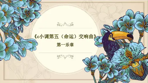 《c小调第五(命运)交响曲》说课PPT